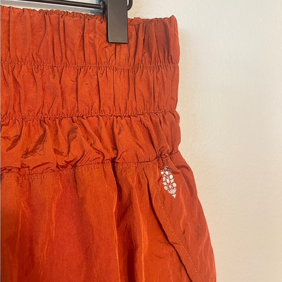 SOLD Orange Free People Movement “Way Home” Shorts (Size L) - Picture 4 of 5